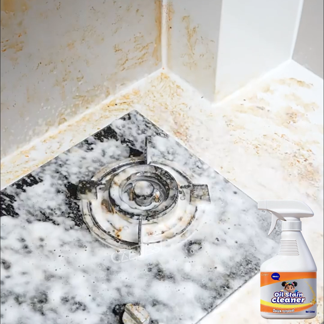 👍One spray dissolves 👍Kitchen Cleaner Spray 520ML Oil Stain Cleaner Kitchen Range hood oven Stove oil remover cleaner kitchen degreaser super foam cleaner spray Heavy oil cleaning agent Multi Purpose Cleaner Foam Oil Stain Remover Kitchen Degreaser Clea