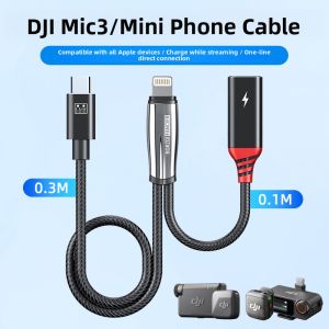 DJI | Wireless Lavalier Microphone Lightning to Type-C Adapter(China Plug)