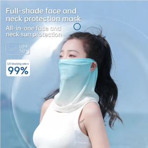 WRELS | Summer Ice Silk Mask UV Protection Sunscreen Elastic Cycling Face Scarf Cooling Breathable Outdoor Sport Hiking Neck Wrap Cover