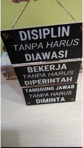 Pajangan Hiasan Dinding Kata-kata Motivasi gantung Elegant