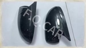 Pair Rearview Side Mirror Cover Wing Cap Exterior Door Rear View Case Trim For Audi A6 C7 S6 RS6 2012-2016