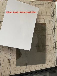 Silver Base Reflective Polarizing Film Half Transparent Liquid Crystal Instrument Meter Polarizing Film LCD Polarization Sheet