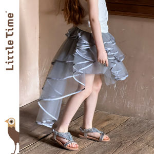 Layered High-waist Tulle Skirt