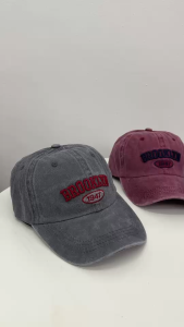 หมวกแก๊ป BROOKLYN 1947 สีเทาวินเทจ สไตล์เกาหลี สําหรับทุกเพศ ทุกวัย 154