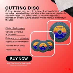 Evodisc Cutting Disc 4" Durable Long Lasting Affordable