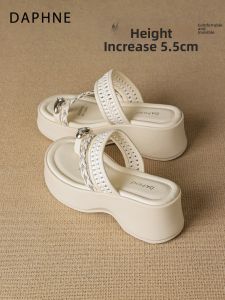Daphne | Summer Thick Heel Elevating Beach Sandals