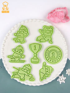 Harbin Cultural Creative Cartoon Cookie Baking Mold 3D Press Printing Pastry Kitchen Utensils DIY Baking Tools PLA Material
