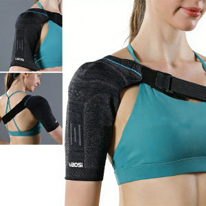 1PCS Breathable Shoulder Stabilizer Adjustable Compression Shoulder Brace Detachable Cushion Shoulder Support for Sports