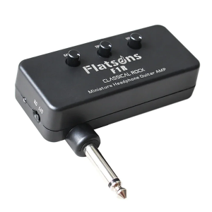 IRIN | Flatsons Headphone Guitar Bass Mini Amplifier F1R Headphone Amp with 3.5mm Headphone Jack AUX Input Plug Guitar Accessory