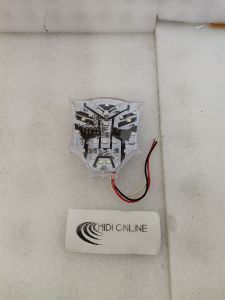 Lampu Stop Rem TRANSFORMER Flash Kedip Variasi LED Custom Logo Transformer Kedip-kedip RGB Pelangi 12 Volt untuk Motor dan Mobil