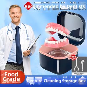 QIAOYANMEI | Food-grade Portable Denture Cleaning Box