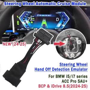 For BMW U11 G60 G70 I5 I7 G48 2024- TJA Touch Free ACC PRO Automatic Cruise Module Steering Wheel Hand Off Detection Emulator
