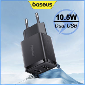 Baseus 10.5W sạc du lịch USB Mini Xách Tay sạc tường Bộ sạc cổng kép Điện Thoại sạc điện thoại Iphone Huawei Xiaomi