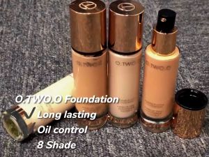O.TWO.O Waterproof Foundation Face Makeup 2-in-1 Concealer with SPF50 PA+++ Liquid Foundation Transfer Resistant Moisturizing for All Skin Types All Day Long Wear and Long-Lasting Flawessness