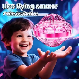 UFO Intelligent Sensing Flying Ball Hovering Saucer Floating Ball Black Technology Fingertip Gyroscope Outdoors Childrens Toys