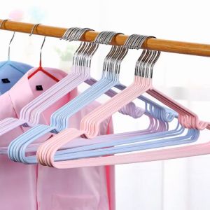 10PCS /Lot Hanger Stainless Steel Drying Hanger Clothes Strong Cloth Hanger Coat Hanger Metal Hanger