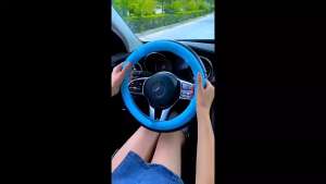 MOTOX ปลอกหุ้มพวงมาลัยรถยนต์ ซิลิโคน ฤดูร้อน สากล ยืดหยุ่น ถุงมือ เนื้อนุ่ม หลากสี ตกแต่งอัตโนมัติ DIY อุปกรณ์เสริม