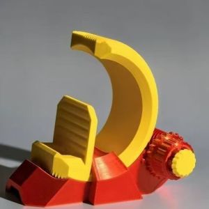 3D in cơ khí giá đỡ điện thoại có thể điều chỉnh & xoay máy tính để bàn điện thoại di động chủ có thể tháo rời DIY cyberpunk đồ trang trí bàn cho bàn chơi game văn phòng & nhà