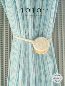 Wooden Curtain Tie Rope Home Decorative Window Treatment Cord Modern Minimalist Style JOJOS L PD Sheepfold