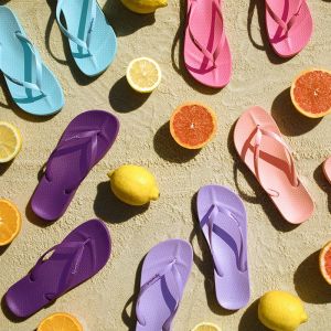 Ipanema Flat Bottom Sandals Womens Summer Slip-On Beach Shoes Anti-Slip Soft Sole Casual Style for Daily Wear And Shopping