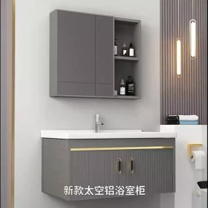 SG Stocks 40/50CM. Bathroom Basin Vanity Set / Bathroom Cabinet / Aluum Basin Cabinet With Mirror Cabinet