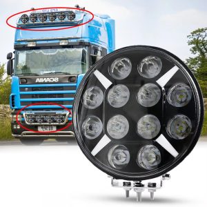 7inch 9inch 120W High Power 12V 24V European Truck Modified Searchlight LED Work Light DRL For Car Motorcycle Truck OFF-Road 4x4