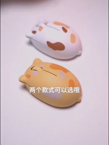 Zeus X INPHIC Cute Cat Wireless Bluetooth Mouse Dual-mode Type C Rechargeable Silent Wireless Optical Mouse