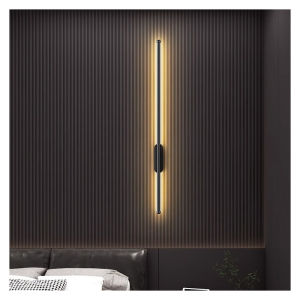 Wall Light Minimalist Bedroom Bedside Modern Creative Strip Led Wall Sconce Led Lights Living Room TV Sofa Background Wall Lamp