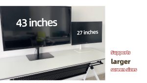 DZ2011B Monitor Stand Arm 14-43" Left right Rotate 270 degree Screen Rotation 360 degree SG Ready Stock