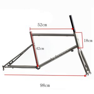 SILVEROCK STEAM Chrome Frame Fork 406 451 20 1 1/8 Minivelo Disc Caliper Brake Urban Adult Bikes Classic 4130 Steel Frameset 42cm 45cm