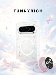 FUNNY RICH | Foldable Full Body Magnetic Protective Case for PuraXMax With Integrated Screen Protector and Card Holder