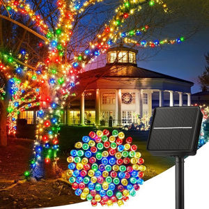 Solar LED String Lights Outdoor Garden Fairy Lights 8 Modes Lighting Solar Camping Lamp for Yard Patio Wedding Christmas Decor
