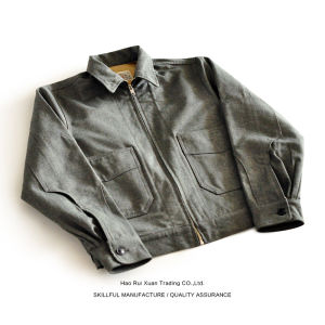 Sauce 1940s Reengraved Short Work Clothes Outwear Amekaji Pure Cotton Jacket Vintage Retro