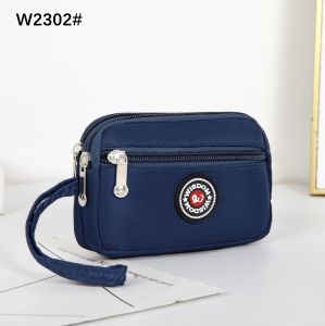 OK Womens Fashion 3Zippers Wallet With Handle Large Capacity Coin Purse/Pouch Women Cosmetic Pouch