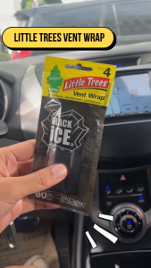 Little Trees Vent Wrap Air Freshener Black Ice 4-PC