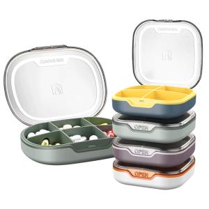 Vilscijon | Portable Pill Organizer Mini Weeks Supply Medication Dispenser
