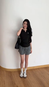 Bộ thể thao nữ ngắn tập gym KSMLOOK cao cấp set đồ thể thao nữ phù hợp chạy bộ đánh cầu lông tennis dạo phố - S0801