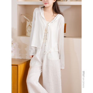 XIAOER | Hooded Fitted Lightweight Slimming Short Jacket