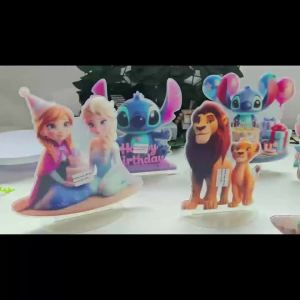 2D Castle Fantasy Acrylic Decorative Piece Festival Decoration Gift Desktop Decoration Office Decoration High Appearance Quality