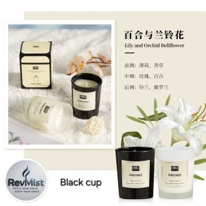 50g Aroma Scented Candles Natural Fragrance Soy Wax Essential Oil