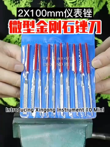 Set Alat Kikir 10pcs Diamond Mini Kikir 140x3mm