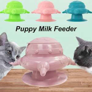 Puppy Nipple Milk Feeder Kitten Feeding Bottle Silicon Newborn Dog Feed Device With Suction Cup