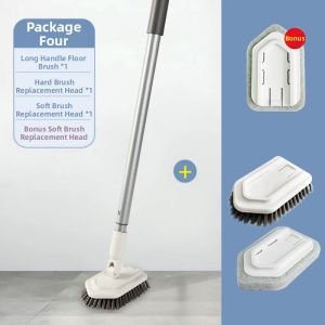DOLANX | Hard Bristle Long Handle Bathroom Cleaner