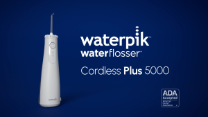 Waterpik WF-26 Cordless Freedom 2.0 Water FlosserUSB-C Rechargeable 360 Rotating Tip IPX7 Waterproof 2 Mode & 3 Tips