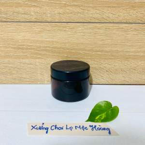 HỦ NHỰA 300gram / 250gram / 200gram 100gr MÀU NÂU- Nhựa Pet Cao Cấp-Chiết mỹ phẩm-Đựng Kem-Dầu Xả-Hàng Đẹp