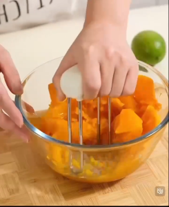 Home Signature 304 Stainless Smasher Mashed Potato Food Pressing Yam Paste Smooth Mashed Fruit Vegetable Tools Press Crusher