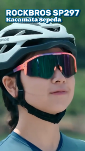 ROCKBROS SP297 Kacamata Sepeda Polarized Cycling Sunglasses Bike Eyewear Outdoor Sport MTB Roadbike