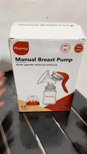 Phanqy Original Manual Breast Pump Adjustable Suction Silicone Hand Pump Breast Feeding For Mother