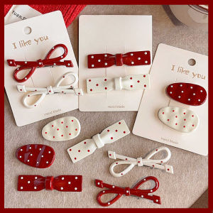 Korean Bow Hairpin for Girls Cute Bangs Hairpin Hair Accessories