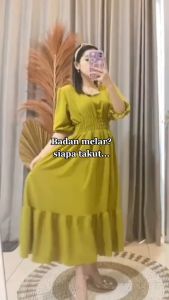 Ellin Dress Bahan Crinkle AIrflow Terbaru 2023